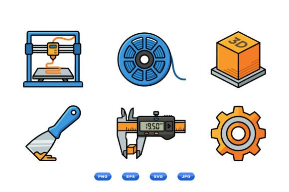 3D Printing Tools Icons: A Practical Guide to Evaluating Flat Design Vector Assets