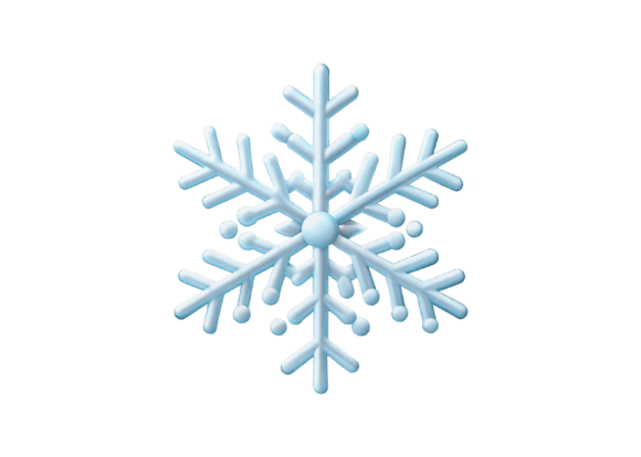 3d Snowflake a Festive Winter Png Design: The Ultimate Asset for Your Creative Projects