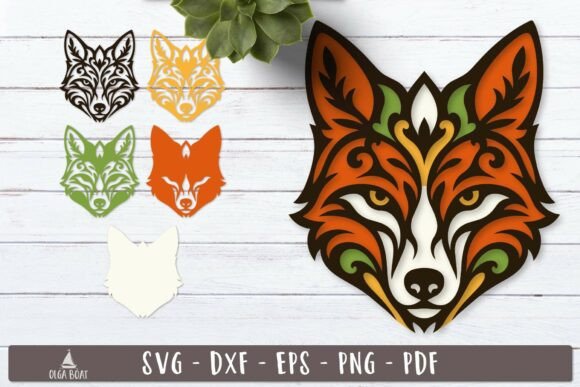 3d Tribal Fox Head SVG Layered Design: A Workflow Guide for Creators