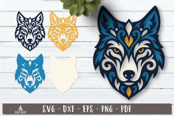 3d Tribal Wolf Head SVG Layered Design: A Creator's Guide to Intricate Digital Art