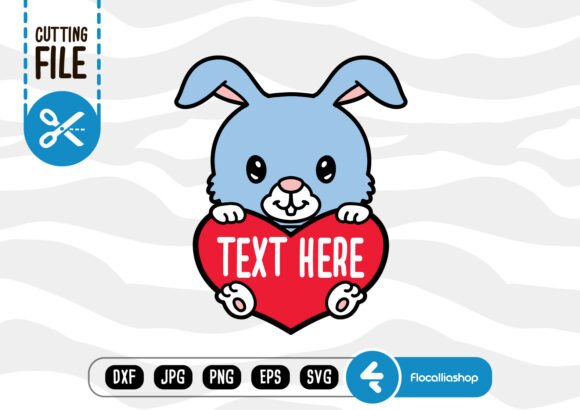 Animal Heart Split Frame, Rabbit SVG: A Workflow Guide for Creative Professionals