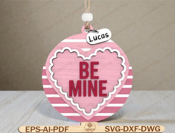Be Mine Heart Valentine Ornament SVG: A Guide to Creating Layered 3D Decor