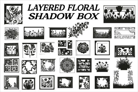 Beautiful Layered Floral Shadow Box: Elevating Home Decor with Depth and Detail