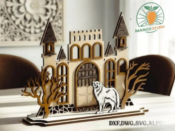 Bringing Dark Fantasy to Life: The Rise of the Mystical Gothic Castle 3mm Laser Cut Ve