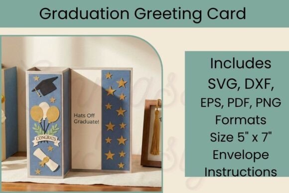 Celebrate Success with a Stunning Square Column Graduation Card