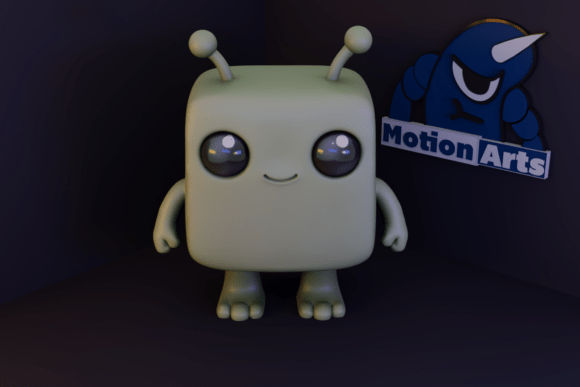 Cute Cube Alien: A 3D Model for Printing