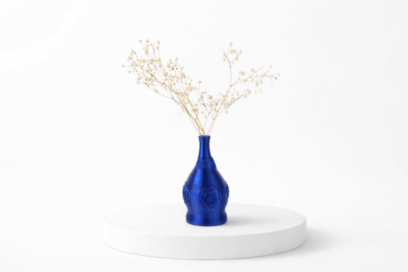 Decorative 3D Rose Vase STL 3D Model for 3D Print