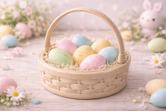 Easter Basket Cute Spring Decor 096: A Strategic Asset for Digital Creators and Home Stylists