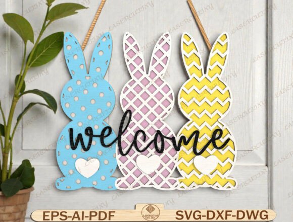 Easter Bunny Welcome Sign Laser Cut: A Practical Digital Asset Review