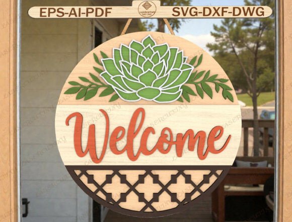 Elevating Entryways: The Rise of the Welcome Round Door Hanger Laser Cut Design