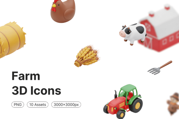 Farm 3D Icons: A Strategic Asset for Modern Digital Branding