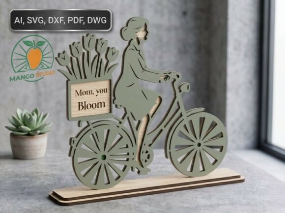 Mom You Bloom Bicycle Laser File: A Practical Guide for Crafters and Creators