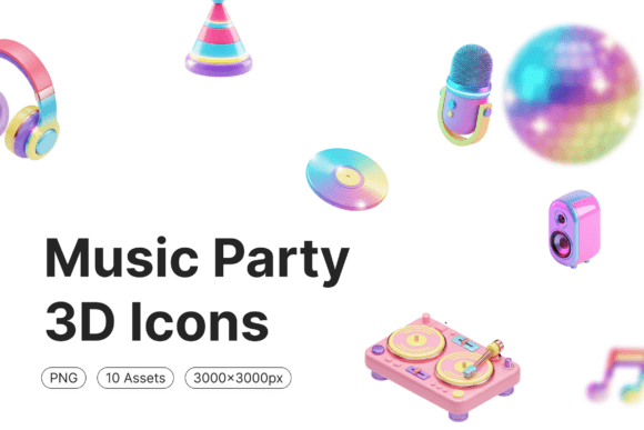 Music Party 3D Icons: Elevating Your Visuals Without the Pitfalls