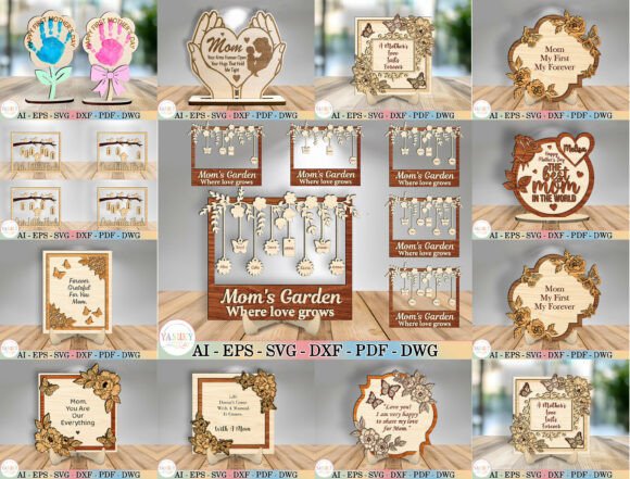 Personalized Mother s Cut File Bundle: Crafting Heartfelt Keepsakes