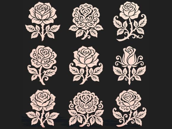 Rose SVG Bundle STL 3D Pack Evaluation