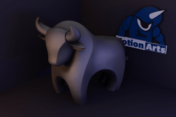 The Minimalist Bull: Redefining Modern 3D Printing and Decorative Art