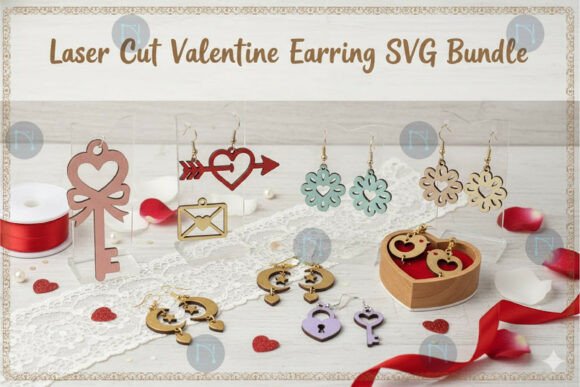 Unlocking Creativity with the Laser Cut Valentine Earring SVG Bundle