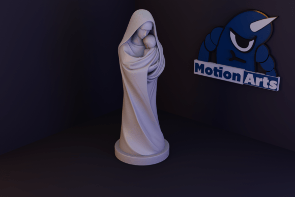 Virgin Mary with Baby Jesus: 3D Sculpture Evaluation